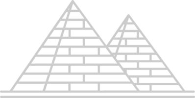 egyptisk pyramider översikt vektor