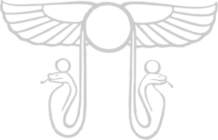 egypten symbol skiss vektor