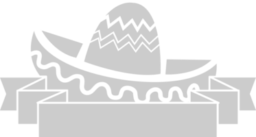 Sombrero mit Banner vektor