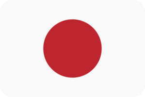 japanische Flagge vektor