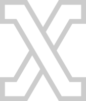 x logotyp vektor