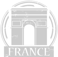 Briefmarke Reise Frankreich vektor