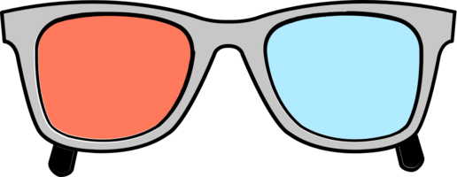 3D-Brille vektor