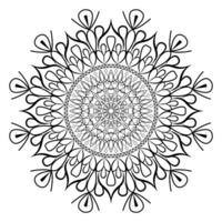 Luxus Mandala dekorativ runden Ornament können Sein benutzt zum Ramadan Muster Blume einfach Kunst, indisch Puja Alpona, Gruß Karte, Telefon Fall drucken, usw vektor
