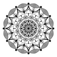 Luxus Mandala dekorativ runden Ornament können Sein benutzt zum Ramadan Muster Blume einfach Kunst, indisch Puja Alpona, Gruß Karte, Telefon Fall drucken, usw vektor