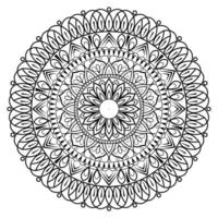 Luxus Mandala dekorativ runden Ornament können Sein benutzt zum Ramadan Muster Blume einfach Kunst, indisch Puja Alpona, Gruß Karte, Telefon Fall drucken, usw vektor
