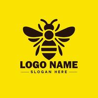 Biene Logo Insekt Honig Biene modern minimalistisch Geschäft Logo Symbol editierbar Vektor