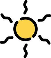 Sonne kreatives Icon-Design vektor