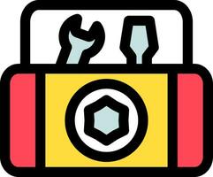 Toolbox kreatives Icon-Design vektor