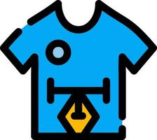 T-Shirt kreatives Icon-Design vektor