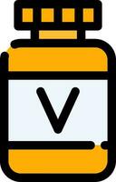 Vitamin kreatives Icon-Design vektor