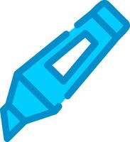 Textmarker kreatives Icon-Design vektor