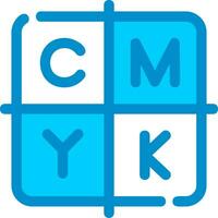 kreatives CMYK-Icon-Design vektor