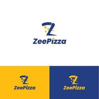 Pizza-Logo-Icon-Design-Vektor-Konzept vektor