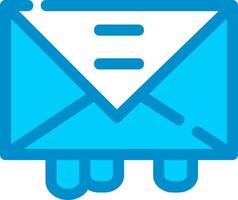 E-Mail kreatives Icon-Design vektor