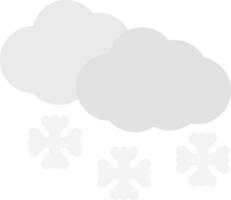 Schnee kreatives Icon-Design vektor