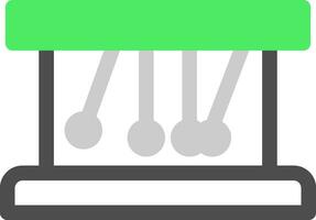 Newton Cradle kreatives Icon-Design vektor