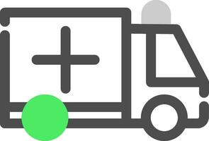 Krankenwagen kreatives Icon-Design vektor