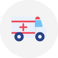 Krankenwagen kreatives Icon-Design vektor