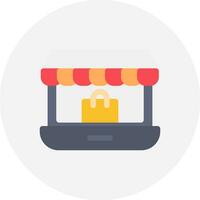 E-Commerce-kreatives Icon-Design vektor