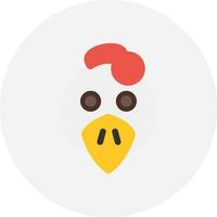 Huhn kreatives Icon-Design vektor