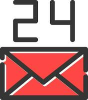 E-Mail kreatives Icon-Design vektor