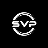 svp brev logotyp design, inspiration för en unik identitet. modern elegans och kreativ design. vattenmärke din Framgång med de slående detta logotyp. vektor