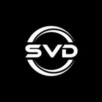 svd Brief Logo Design, Inspiration zum ein einzigartig Identität. modern Eleganz und kreativ Design. Wasserzeichen Ihre Erfolg mit das auffällig diese Logo. vektor