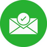 E-Mail kreatives Icon-Design vektor