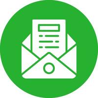 E-Mail kreatives Icon-Design vektor