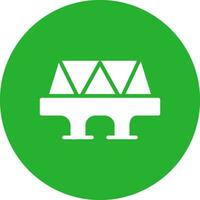 Brücke kreatives Icon-Design vektor