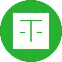 Textfeld kreatives Icon-Design vektor