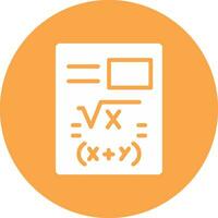 Mathe kreatives Icon-Design vektor