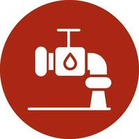 Wasserhahn kreatives Icon-Design vektor