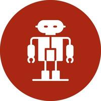 Roboter kreatives Icon-Design vektor