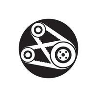 motor bälte ikon vektor illustration symbol design