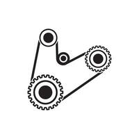 Motor Gürtel Symbol Vektor Illustration Symbol Design