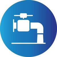 Wasserhahn kreatives Icon-Design vektor