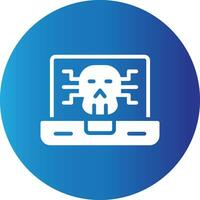 Kreatives Icon-Design für Malware vektor