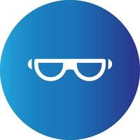 Brille kreatives Icon-Design vektor