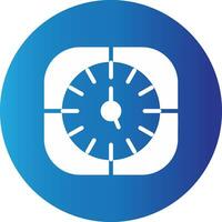 Uhr kreatives Icon-Design vektor