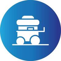 Food Cart kreatives Icon-Design vektor