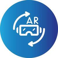 vr Brille kreativ Symbol Design vektor