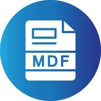 mdf kreativ Symbol Design vektor