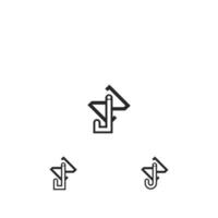 alphabet buchstaben initialen monogramm logo zj, jz, z und j vektor