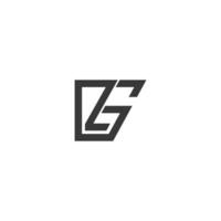 gz, zg, G und z abstrakt Initiale Monogramm Brief Alphabet Logo Design vektor