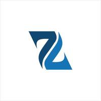 z Brief Logo design.z Initiale basierend Alphabet Symbol Logo Design vektor