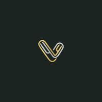 vy, yv, v und y abstrakt Initiale Monogramm Brief Alphabet Logo Design vektor