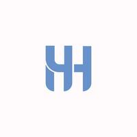 yh und hy Brief Logo design.yh,hy Initiale basierend Alphabet Symbol Logo Design vektor