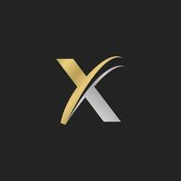yx, xy, x und y abstrakt Initiale Monogramm Brief Alphabet Logo Design vektor